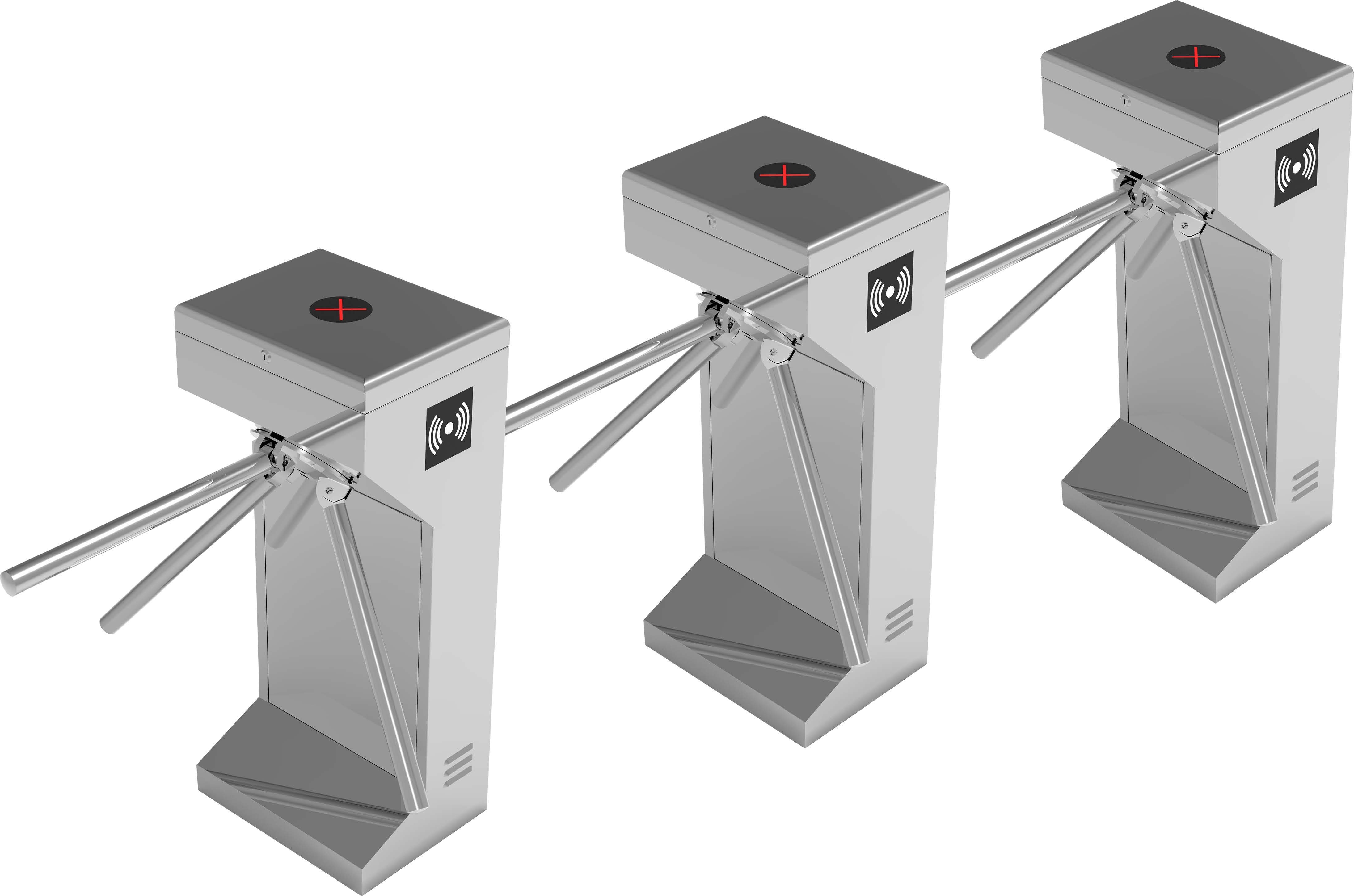 Indoor Outdoor Tripod Turnstile Access Gate with Three Arms