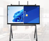 4K Smart Interactive Whiteboard with a split-screen display, optical character recognition